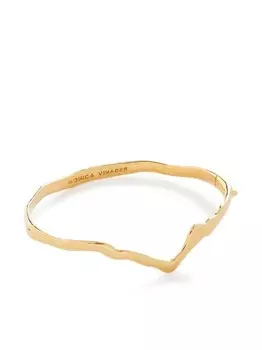 Браслет Wishbone Bangle Monica Vinader, золотой