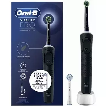 Braun Oral-B Vitality Pro - черная электрическая зубная щетка