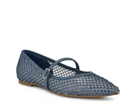 Bray Балетки Nine West, Blue Denim