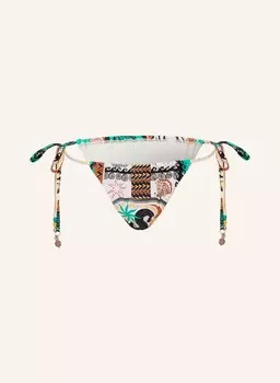 Бразильские плавки бикини atlantis SEAFOLLY, цвет ECRU/SCHWARZ/BRAUN