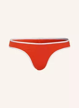 Бразильские плавки бикини beach bound scoop SEAFOLLY, темно-оранжевый