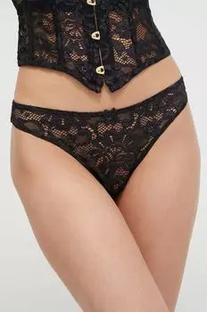 Бразильские трусы Guess, черный