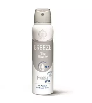 Breeze, Дезодорант, невидимый белый, 150мл