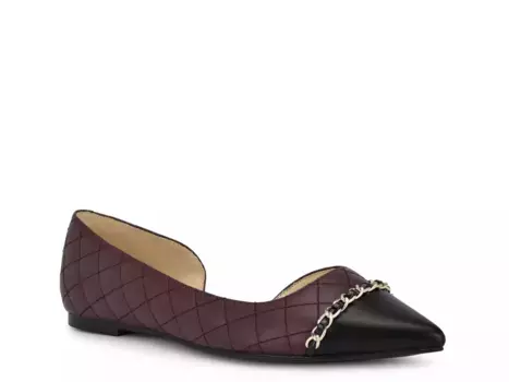 Breza Балетки Nine West, Bordeaux