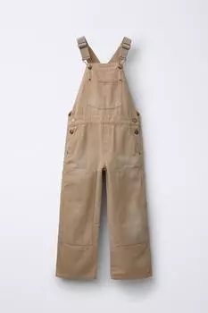 Брезентовые комбинезоны ZARA, кэмел