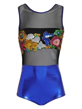 Brigitte боди Carnaval Jardim, синий