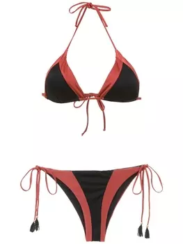 Brigitte triangle top bikini set, желтый