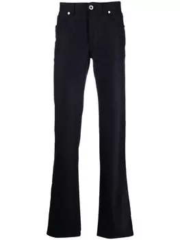 Brioni брюки bootcut, синий