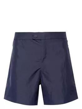 Brioni плавки-шорты на молнии, синий