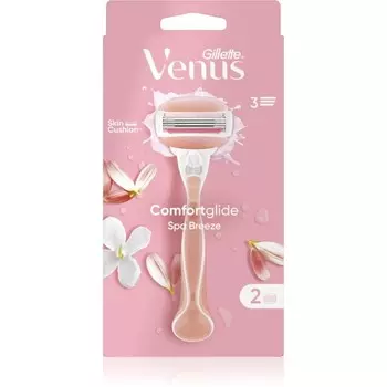 Бритва Gillette Venus Comfortglide Spa Breeze + 2 запасные головки, 1 шт