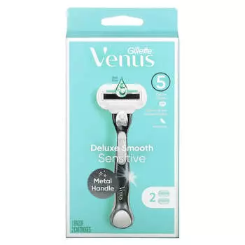 Бритва и Картриджи Gillette Venus Deluxe Smooth Sensitive