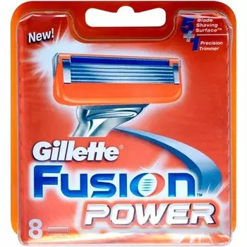 Бритвенное лезвие Fusion Power, 8 лезвий, Gillette