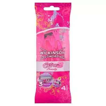 Бритвы, 4 шт. Wilkinson, Extra3 Beauty