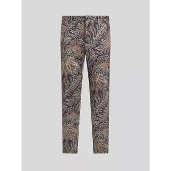 БРЮКИ ИЗ ЖАККАРДОВОГО ДЖЕРСИ ETRO, синий