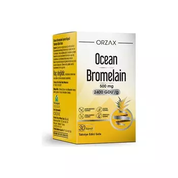 Бромелайн Ocean 30 капсул, 500 мг