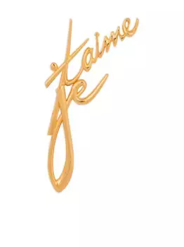Брошь Je T'aime BALMAIN, золотой
