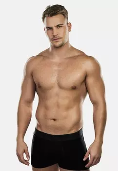 Брюки 12 X HERREN BAUMWOLL-BOXERSHORTS Normani, черный