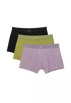 Брюки 3-PACK PULL&BEAR, черный