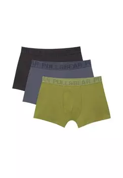 Брюки 3-PACK PULL&BEAR, черный
