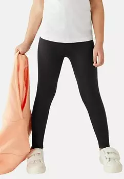 Брюки 5Pk Cotton Rich Leggings Marks & Spencer, черный