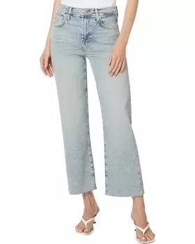 Брюки 7 For All Mankind Cropped Alexa W/Raw Cut Hem, цвет Desert Skycuthm