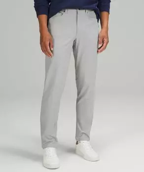 Брюки ABC Slim Fit с 5 карманами Lululemon, серебряный