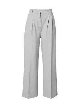 Брюки Abercrombie & Fitch Loose fit Pleated Pants SLOANE, цвет mottled grey