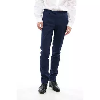 Брюки ACADEMY из хлопка Corneliani, Blue
