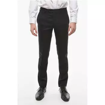 Брюки ACADEMY из натуральной шерсти Corneliani, Black