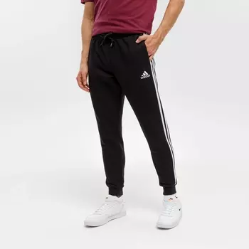 Брюки Adidas с логотипом, черный / белый