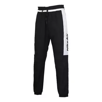 Брюки air color clashtatting long pants men black Nike, черный