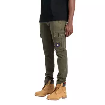 Брюки Alpha Industries Petrol Patch, зеленый