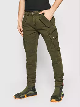 Брюки Alpha Industries, зеленый