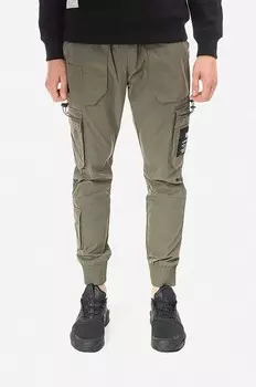 Брюки Alpha Industries, зеленый