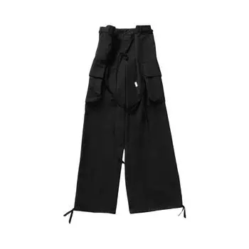 Брюки Ann Demeulemeester Natural Wash Cargo Pant 'Black', черный