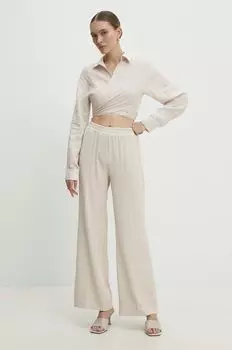Брюки Answear Lab, бежевый