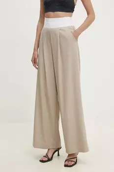 Брюки Answear Lab, бежевый