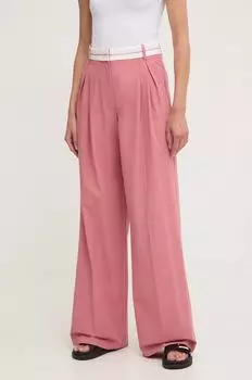 Брюки Answear Lab, розовый