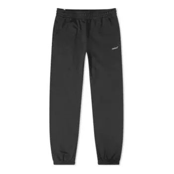 Брюки arrow printing sports long pants black Off-White, черный