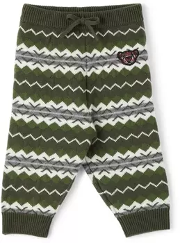Брюки Baby Green Fair Isle Lounge Burberry
