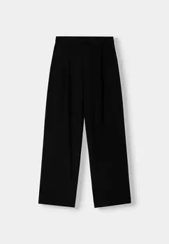 Брюки BAGGY Bershka, черный