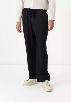 Брюки BAGGY PULL ON Abercrombie & Fitch, черный