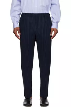 Брюки Basics Homme Pliss Issey Miyake, синий