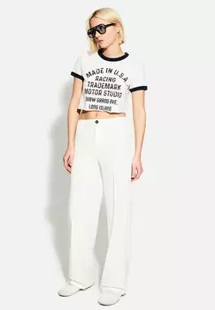 Брюки Bershka, белый