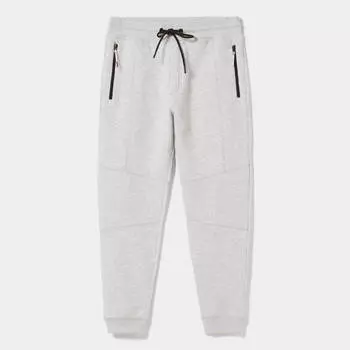 Брюки Bershka Plush With Seams, серый