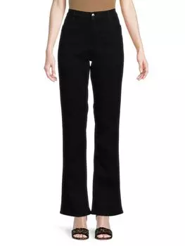 Брюки Bootcut Jen7 узкого кроя, черный