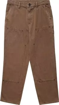 Брюки Brain Dead Double Knee Utility Pant 'Brown', коричневый