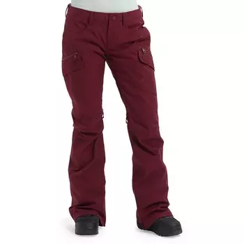 Брюки Burton Gloria Stretch 2L высокие женские, коричневый