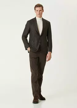 Брюки Canali, коричневый