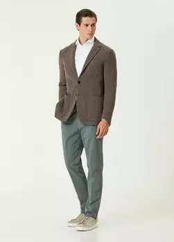 Брюки Canali, зеленый